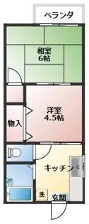 テラスオーツ【2階】の間取り