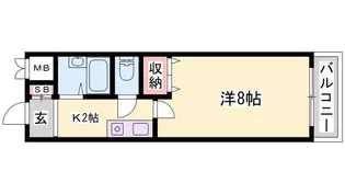 シャルル小野【1階】の間取り