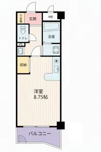 セレーノ稲野【3階】の間取り