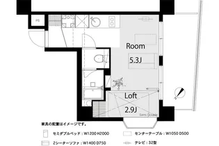 アメニティ大塚【5階】の間取り