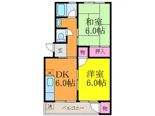 岸田マンション【2階】の間取り