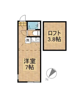 ユナイト反町セザンヌ【1階】の間取り