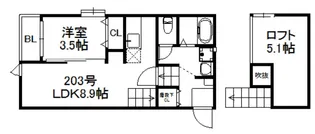 リックメゾン【1階】の間取り