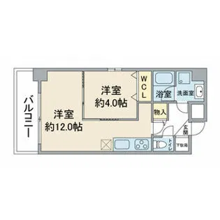 LAULEA HEIAN【2階】の間取り