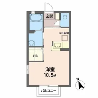 国見グリーンルーフ【1階】の間取り
