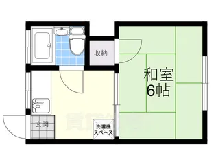 第二吉野ハイム【1階】の間取り