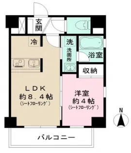 カーナ大井町【5階】の間取り