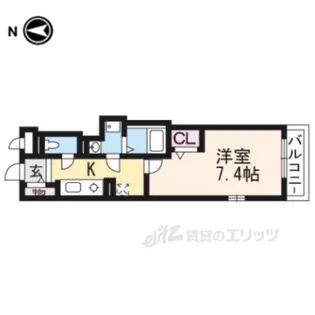 Grange四条大宮【4階】の間取り