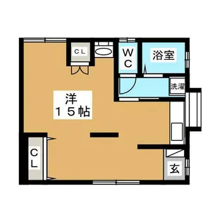 矢部町メゾン【1階】の間取り