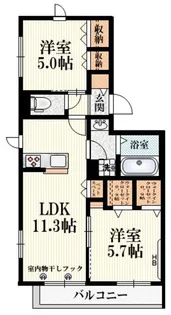 Shoener Platz Koenji【3階】の間取り