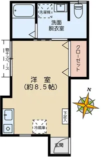 ヒルズ135【1階】の間取り