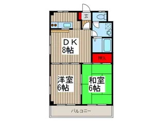 シャルム和広【2階】の間取り