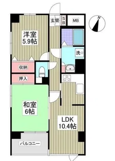 NBM【7階】の間取り