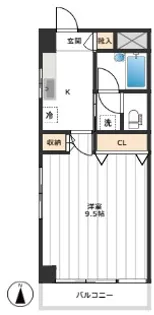 カーサモレーノ【2階】の間取り