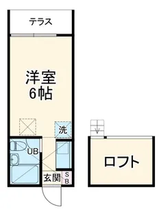 ニットコーポ山手【1階】の間取り