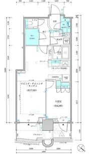 パークタワー勝どきミッド【40階】の間取り