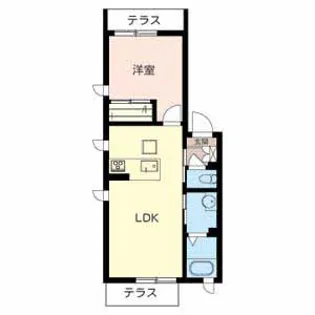 シャーメゾン今津中【2階】の間取り