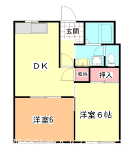 プリムローズA【1階】の間取り