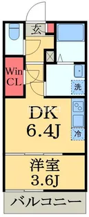 パークヒルズ勝田台【3階】の間取り