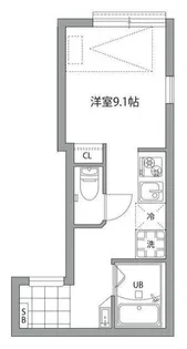 ガーデンテラス代々木上原【2階】の間取り
