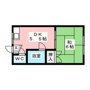 ウィステリア【1階】の間取り