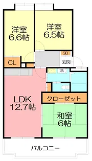 アベニュー湘南II【3階】の間取り