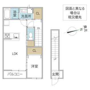 レーガベーネ市毛 II A棟【2階】の間取り