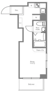 シルバープラザ市ヶ谷【5階】の間取り
