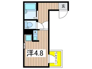 ロータスガーデン綾瀬【2階】の間取り