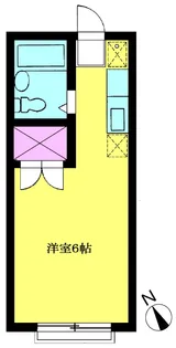 東京都八王子市散田町3【アパート】の間取り