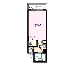 イチエイパークサイドハイツ【2階】の間取り