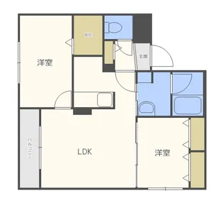 ノムラ新さっぽろ【2階】の間取り