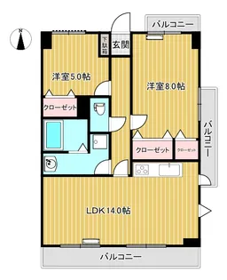 プレステージ【2階】の間取り