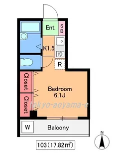 Mステージ東砂【1階】の間取り