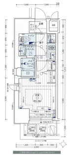 エステムコート新大阪XIIオルティ【11階】の間取り