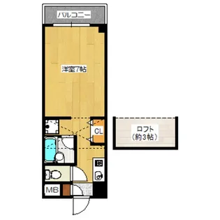 パインパーク【4階】の間取り