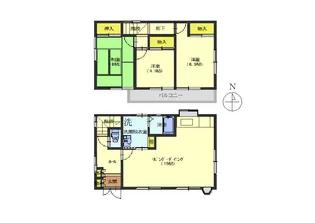 神奈川県横浜市港南区上大岡西2【一戸建】の間取り