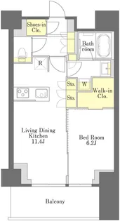 プライムメゾン江古田の杜イースト【12階】の間取り