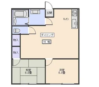 グリーンハイツ【2階】の間取り