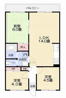 長坂昭英マンション【2階】の間取り