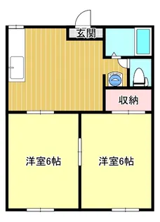 タウニィハウス【2階】の間取り