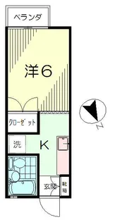 ハイツローゼズ【2階】の間取り