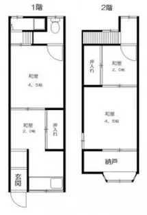 大阪府八尾市陽光園2【一戸建】の間取り
