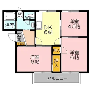 エスポワールワン【1階】の間取り