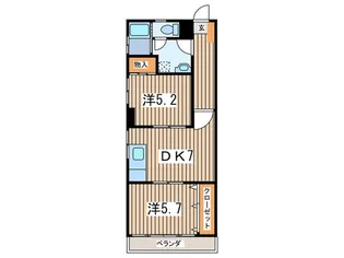 野畑マンション【3階】の間取り
