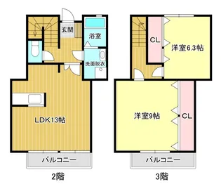 ブルーム【3階】の間取り