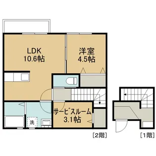 アート【2階】の間取り