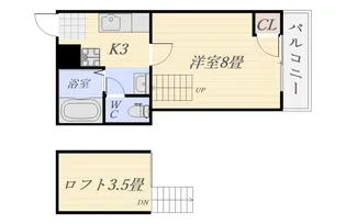 丸善高麗ハイツ【4階】の間取り