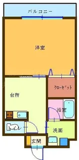 キャッスル三島【4階】の間取り