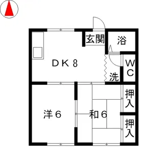 バリュー玉島【1階】の間取り